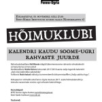 Fenno-Ugria hõimuklubi alustab sügishooaega 16. novembril