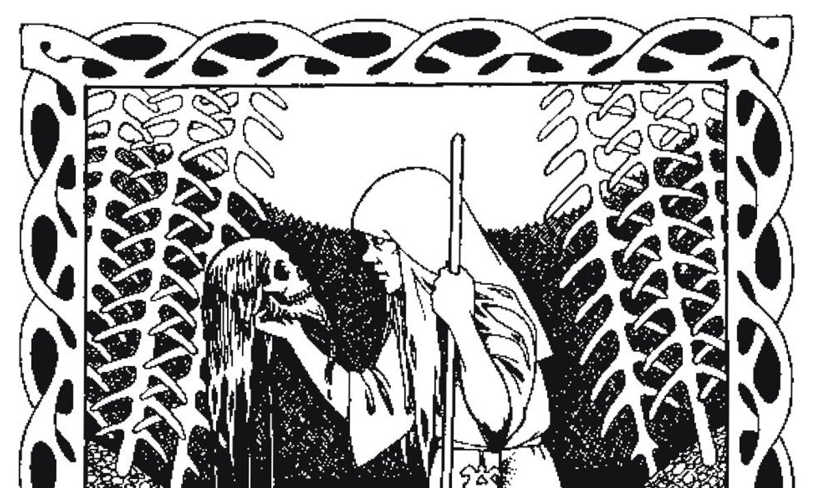 vepsa kunstnik Aleksei Maksimovi illustratsioon „Kalevala“ XV runole